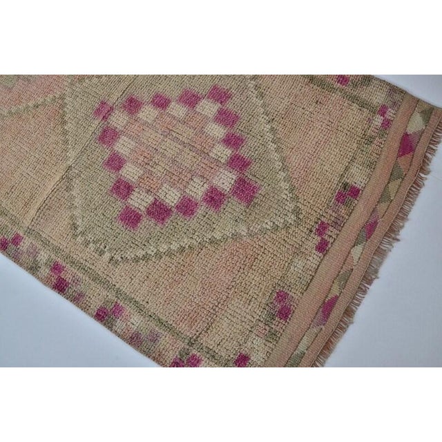 Kurdish Handmade Vintage Runner Rug For Sale - Image 9 of 10