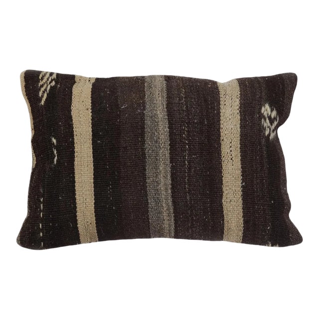 Striped Goat Hair Kilim Rug For Sale