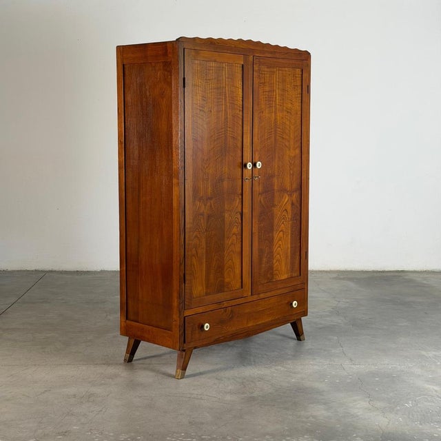 Oak Wardrobe from Italo Gamberini, 1940s For Sale - Image 4 of 18