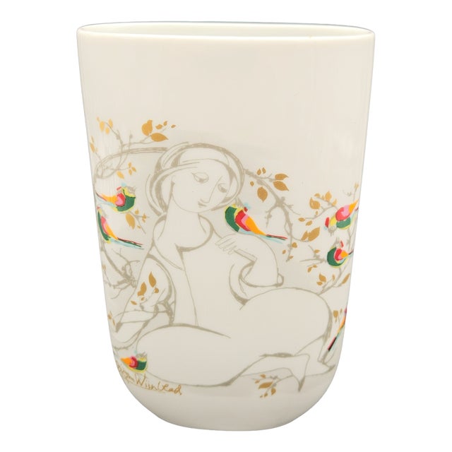 Porcelain Vase by Bjørn Wiinblad for Rosenthal, 1950s For Sale