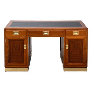 Art Nouveau Gentleman's Desk by Julius & Josef Herrmann for Architect Maximilian Rossipaul, Vienna, Austria, 1911 For Sale