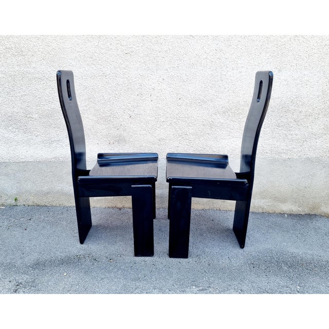 Modern Diago Chairs by Edoardo Landi for Nikol, 1970s, Set of 2 For Sale - Image 11 of 12