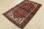 Cabin Zanjan Rug 4'2'' X 6'7'' Red Wool Vintage Tribal Hand-Knotted Oriental Carpet For Sale - Image 3 of 13