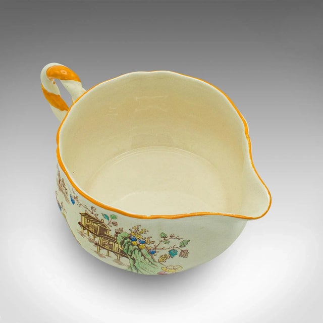 1950s Vintage English Ceramic Saucing Jug For Sale - Image 6 of 10