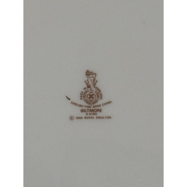 1990s Art Deco Royal Doulton Biltmore Fine China, Setting for Eight - 40 pcs For Sale - Image 12 of 12