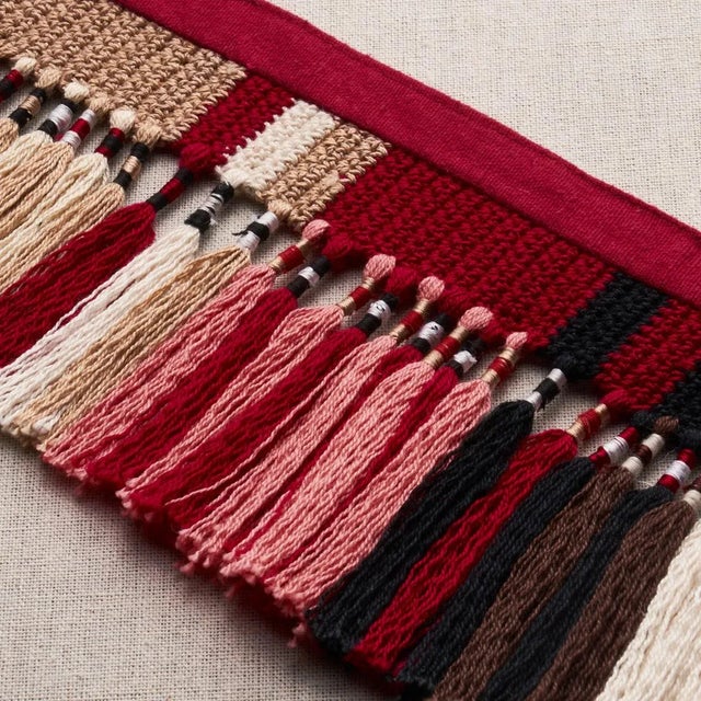 Schumacher Schumacher x Johnson Hartig El Morocco Tassel Trim in Warm Multi For Sale - Image 4 of 5