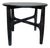 Noir Co. Modern Black Cerused Oak Bucks Side Table For Sale