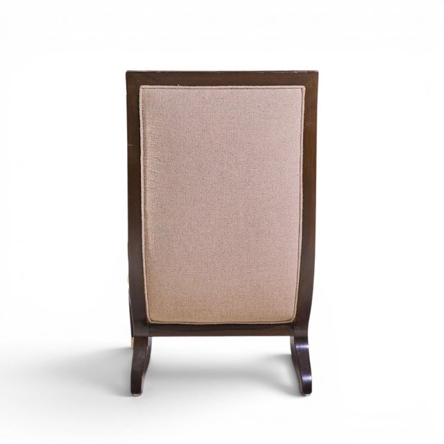William Switzer Chaise Apollon Collection Armless Slipper Chairs - Pair For Sale - Image 9 of 13