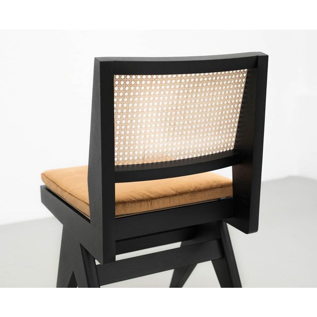 055 Capitol Complex Chair with Cushion by Pierre Jeanneret for Cassina For Sale - Image 6 of 16