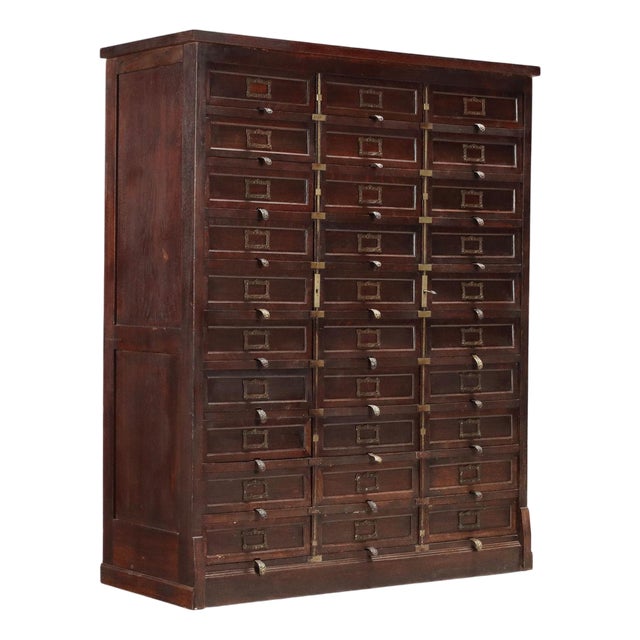 Antique Chest of Drawers in Walnut and Painted Oak For Sale