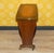 Wood Small Side Table with Newspaper Stand on Wheels with Drawer, 1950s For Sale - Image 7 of 10