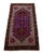 Hand Knotted Low Pile Turkish Yastik Petite Rug Organic Wool Mat - 18'' X 33'' For Sale - Image 4 of 12