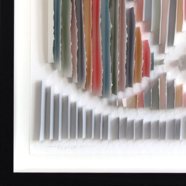 Trinity United - Abstract Color Drenched Mixed Media Sculptural Original Artwork by Krista Reuter For Sale - Image 4 of 12