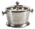 Kenneth Ludwig Chicago Raw Aluminum Three Bottle Wine Holder For Sale