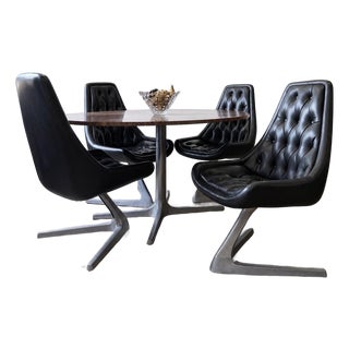 1960's Chromcraft "Sculpta" Star Trek Dining Set For Sale