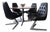 1960's Chromcraft "Sculpta" Star Trek Dining Set For Sale