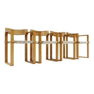 Vintage Dining Chairs by Ate Van Apeldoorn for Houtwerk Hattem, 1960s, Set of 4 For Sale