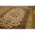 1940s 1940s Classic Beige Antique Medallion Tabriz Northwest Knotted Silk Carpet Rug For Sale - Image 5 of 6
