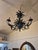 Metal Vintage Italian Tole Pineapple Chandlier or Light Fixture For Sale - Image 7 of 9
