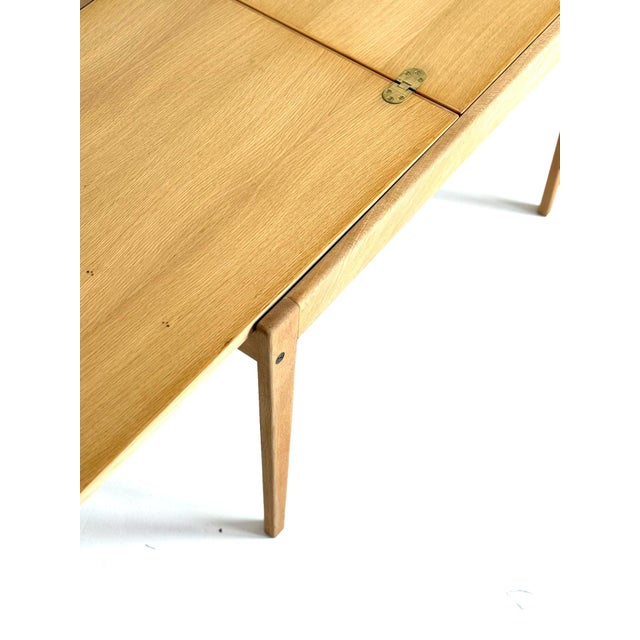 Extendable Coffee Table in Oak, 1960s For Sale - Image 9 of 11