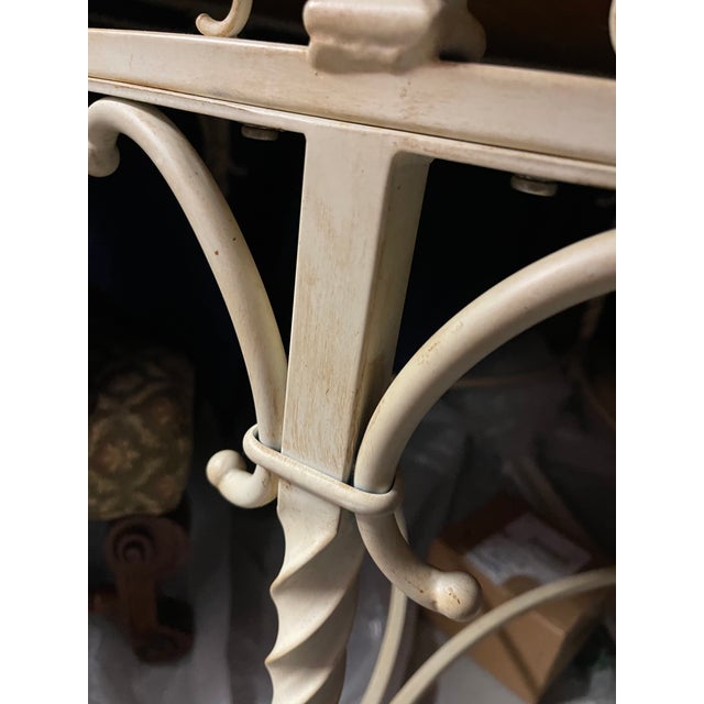 Round Table With Iron Base For Sale - Image 4 of 6