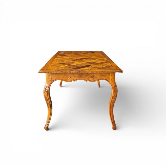 18th Century Louis XV French Provincial Dining Table For Sale - Image 4 of 17