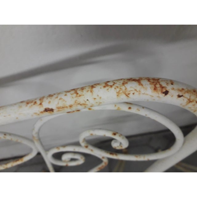 Vintage Garden Chairs in Iron, 1950s, Set of 4 For Sale - Image 6 of 10