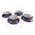 Set of 4 Rosenthal Versace Primavera Tea Cup and Saucers For Sale