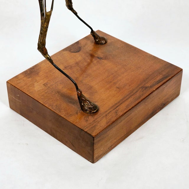 1960s Mid Century Copper Wire Horse Sculpture Russ Shears Attributed For Sale - Image 5 of 6