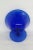 Cobalt Blue Glass Footed Compote Bowl Candy Dish Made in Poland For Sale - Image 10 of 11