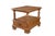 American Late 20th Century Ethan Allen Heirloom Colonial Early American Nutmeg Maple 2 Tier Table 10-8654 For Sale - Image 3 of 12