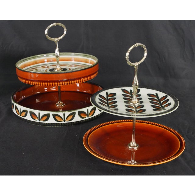 Vintage 1960s set of BOCH dishware in the Rambouillet pattern. Boch was established in the late 1800s and established a...