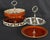 Vintage 1960s set of BOCH dishware in the Rambouillet pattern. Boch was established in the late 1800s and established a...
