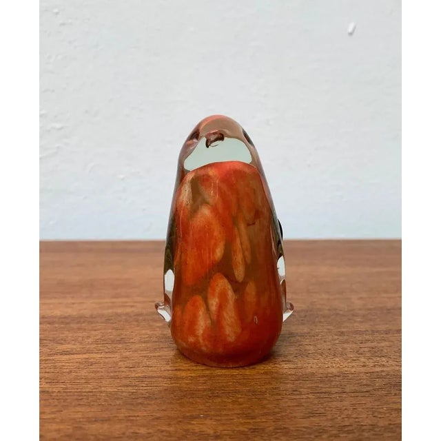 Vintage Glass Animal Penguin Sculpture from Mtarfa Glassblowers For Sale - Image 4 of 17