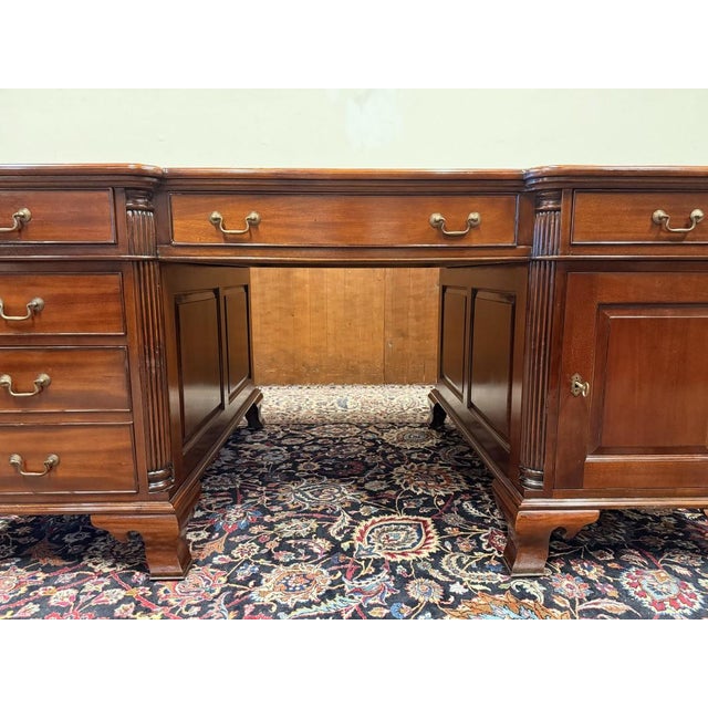 English Desk in Mahogany For Sale - Image 10 of 18