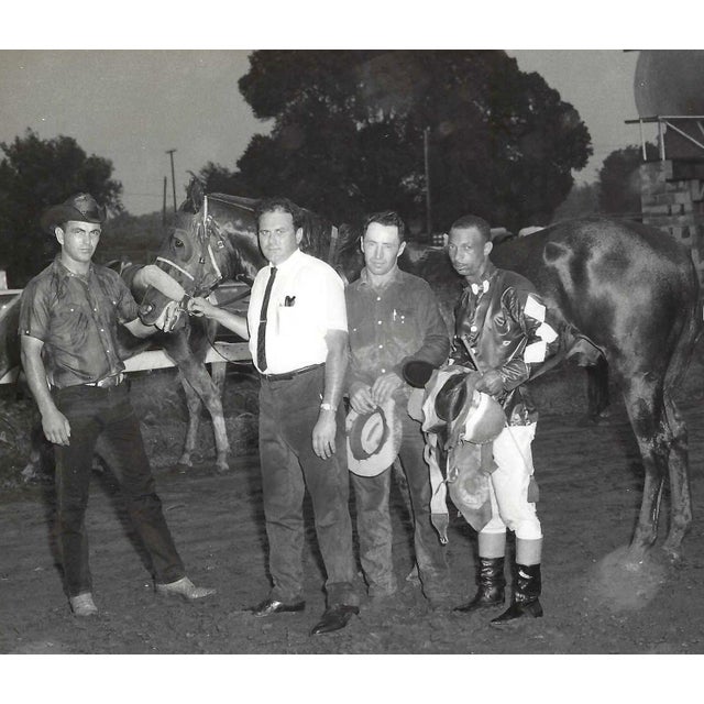 Figurative 1965 Skip Tag Leo Winner's Circle Photograph For Sale - Image 3 of 3