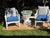 This striking three-piece lounge set features an iconic "Sheaf of Wheat" hourglass accent table with a 1/2-inch-thick...