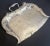Antique Art Nouveau Silver Plated Crumb Tray Also called a table cumber, silent butler, or dust pan. Decorated with...