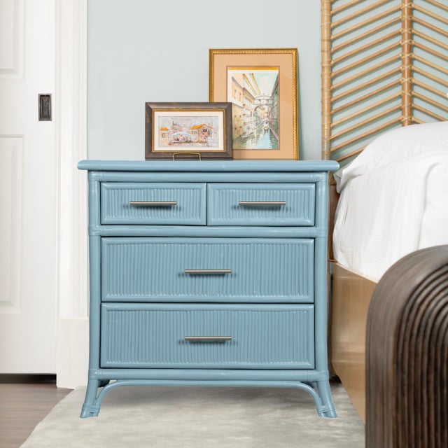 Versatile and highly functional, the Aruba Four-Drawer Chest captures the carefree elegance of the coast. Featuring a...