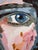 Pink Josh Gipson Contemporary Portrait Painting, Acrylic on Canvas, 36” X 48” For Sale - Image 8 of 8