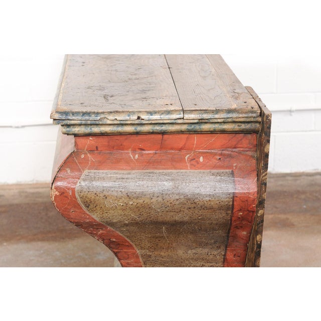 18th C. Brazilian Console With Original Paint For Sale - Image 11 of 13