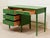 Mid 20th Century Emerald Faux Bamboo Desk For Sale In Los Angeles - Image 6 of 11