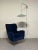 Vintage Lounge Chair in Blue Velvet, 1950s For Sale - Image 13 of 18