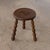 French 1950s French Wood Tripod Stool For Sale - Image 3 of 10
