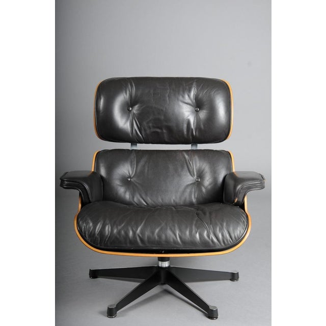 Metal Set of Lounge Chair and Ottoman by Charles Eames for Herman Miller, 1960s For Sale - Image 7 of 18