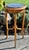 Marble Top Round Side Table Vintage French Style Green Ormolu Fruitwood Stand For Sale In Philadelphia - Image 6 of 14