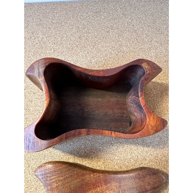 1970s Fred Buss Woodworks Handcrafted Box For Sale - Image 9 of 10