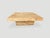 2010s Andrianna Shamaris Impressive Square Natural Teak Wood Coffee Table For Sale - Image 5 of 18