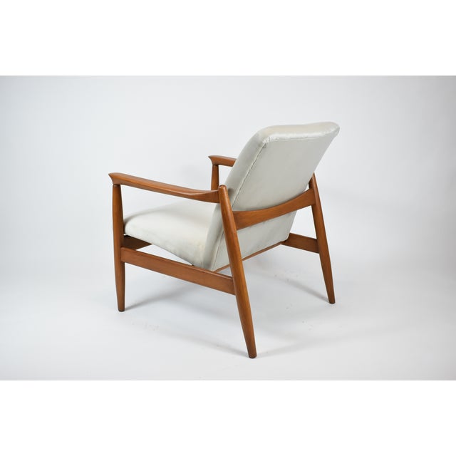 Vintage Beige Fabric Armchair by E. Homma, 1960s For Sale - Image 6 of 12