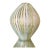 Mid-Century Modern Murano Style Striped Filigree Art Glass Vase For Sale